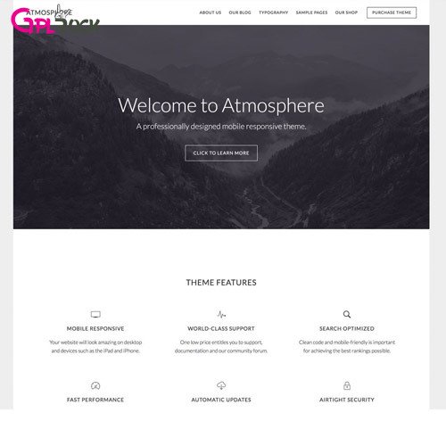 StudioPress Atmosphere Pro Genesis WordPress Theme