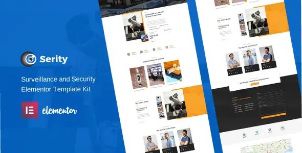 Serity – CCTV & Security Cameras Elementor Template Kit