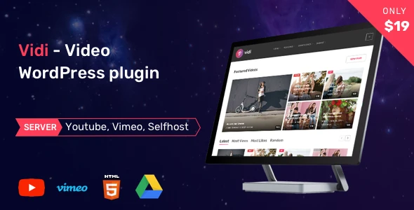 Vidi – Video WordPress Plugin