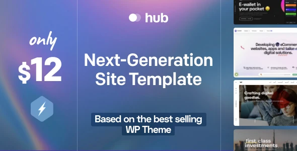 Hub – HTML Responsive Multi-Purpose Template