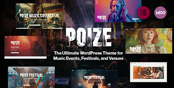 Poize – WordPress Theme for Music Events, Festivals & Venues