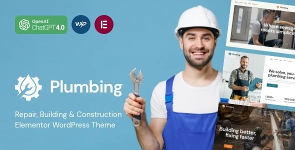Plumbing – Plumber and Handyman WordPress Theme
