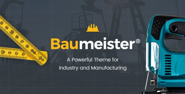 Baumeister – WordPress Theme for Industry and Manufacturing