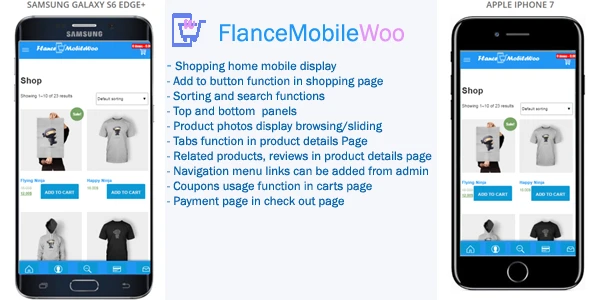 FlanceMobileWoo – Woocommerce Mobile
