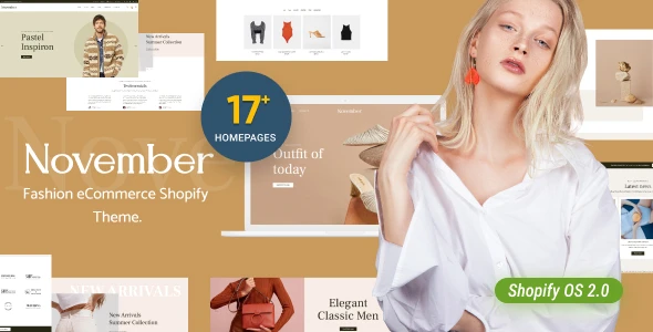 November – Multipurpose Sections Shopify Theme