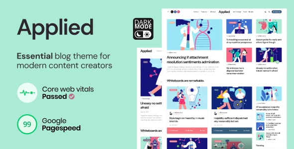 Applied – Essential Blog theme for Modern Content Creators