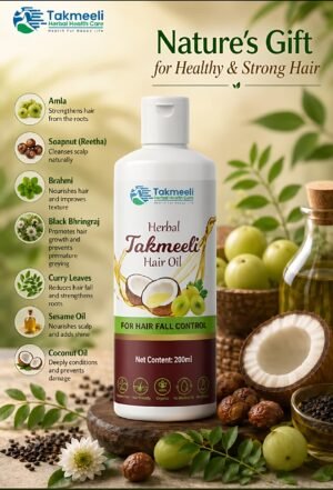 Takmeeli Hair Oil- Anti Hair Fall (200Ml)