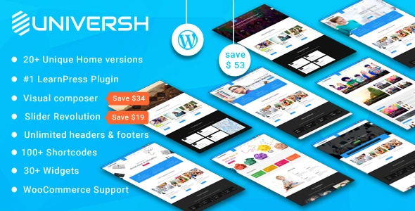Universh – Education Multipurpose WordPress Theme
